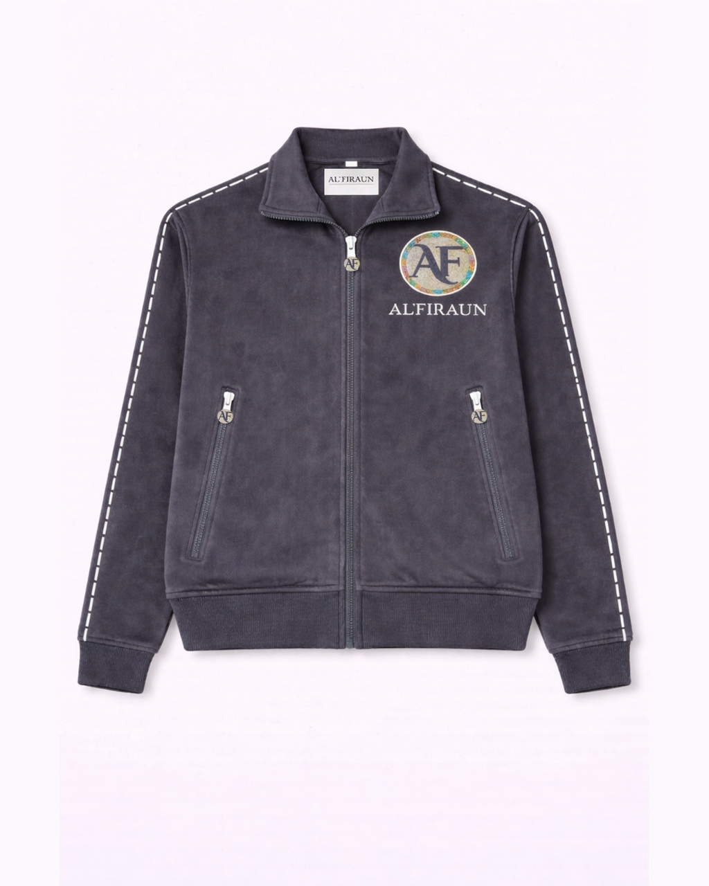 AF Monogram Track Set — Slate Grey