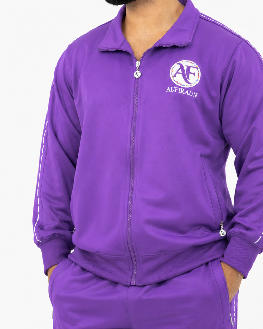 MEN PURPLE TOP & BOTTOM SET