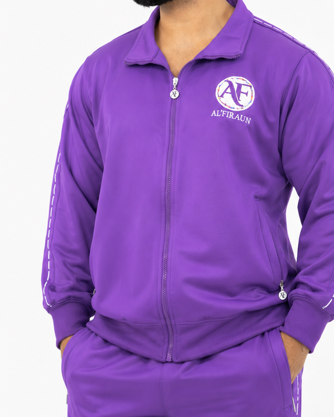 MEN PURPLE TOP & BOTTOM SET