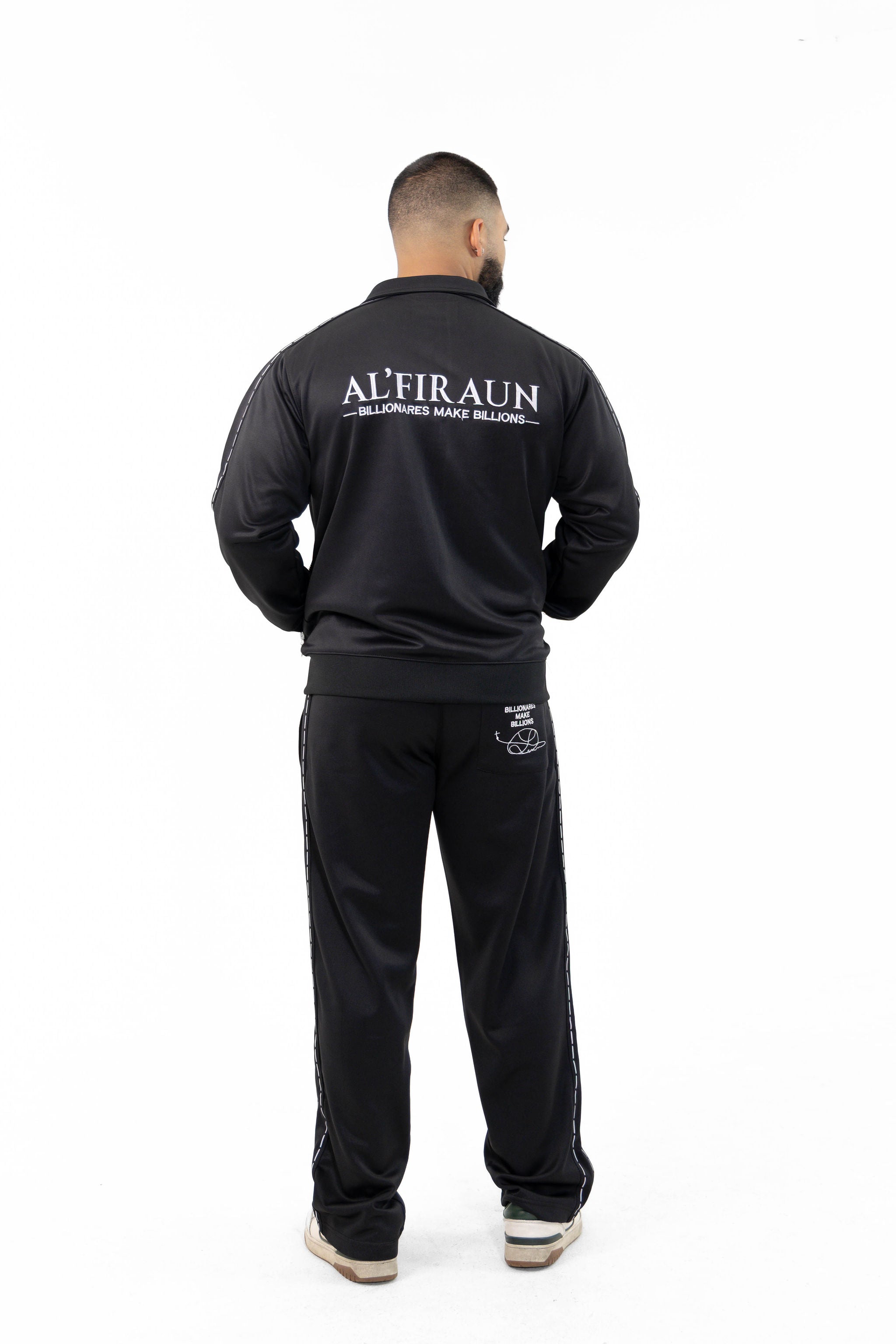 MEN BLACK TOP & BOTTOM SET