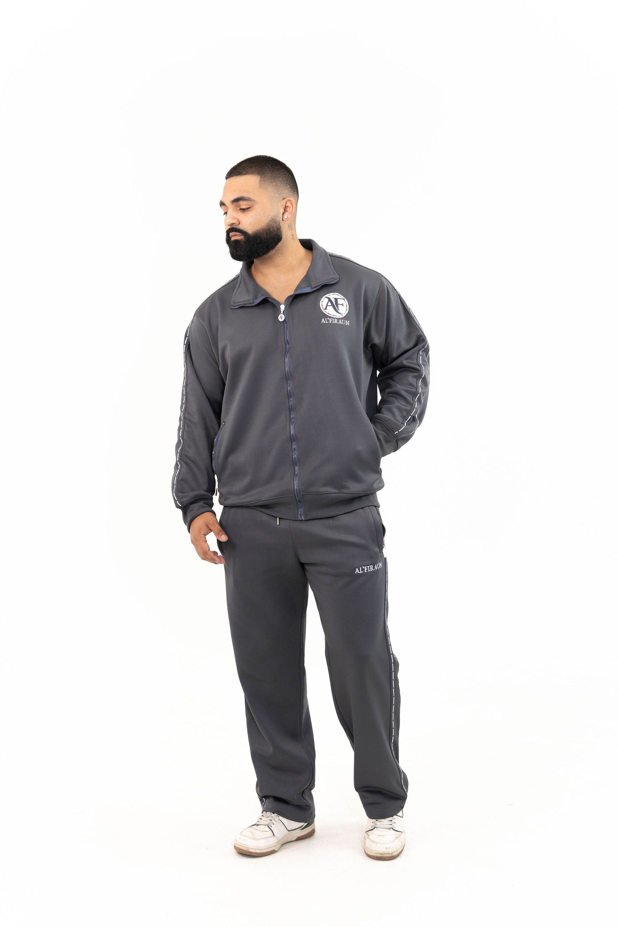 MEN GREY TOP & BOTTOM SET