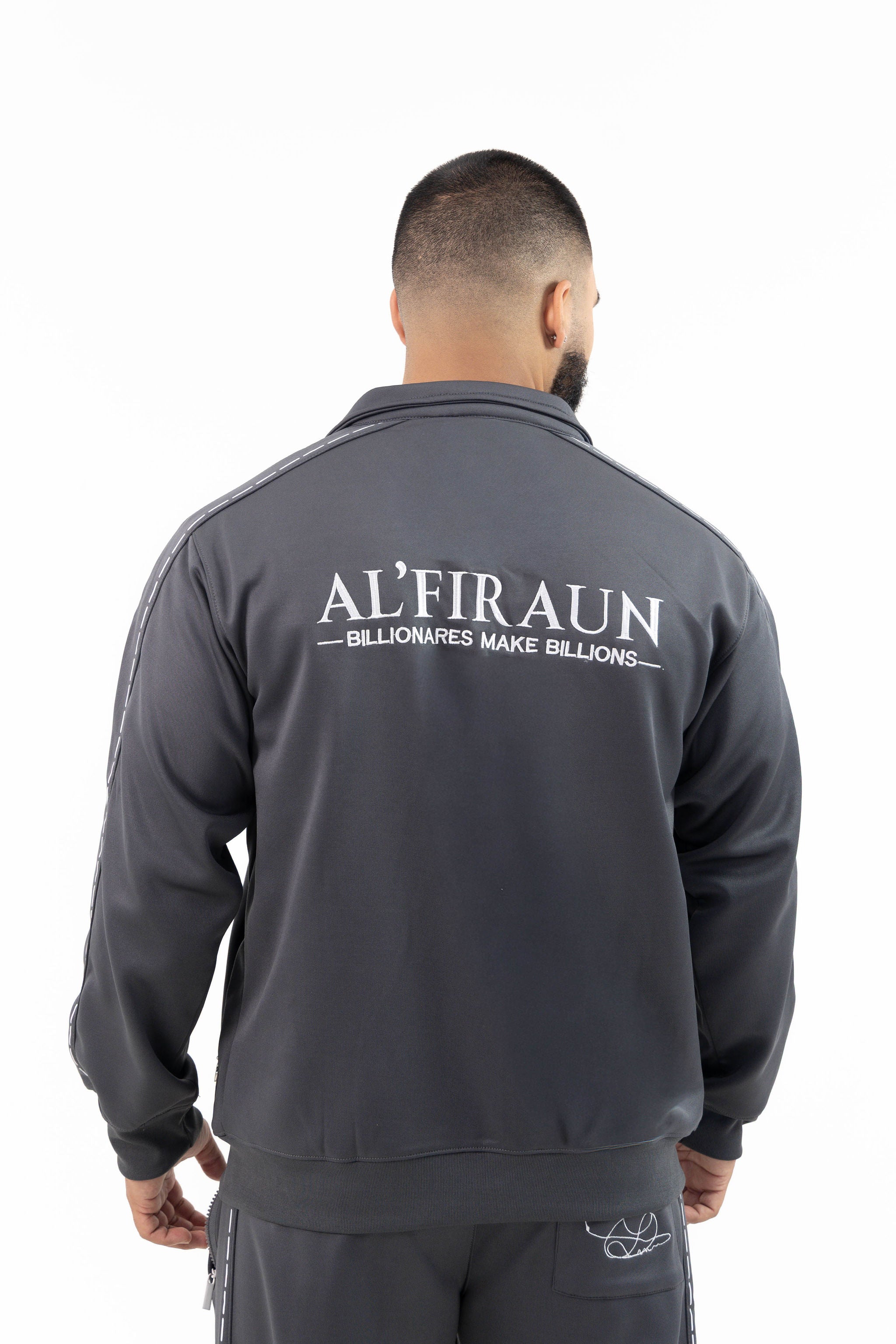 AF Monogram Track Set — Slate Grey