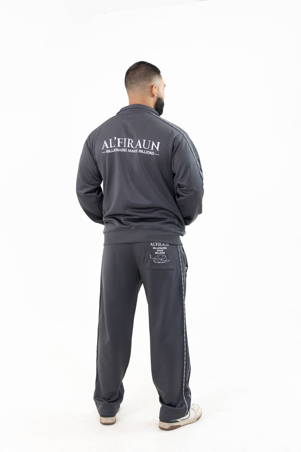 AF Monogram Track Set — Slate Grey
