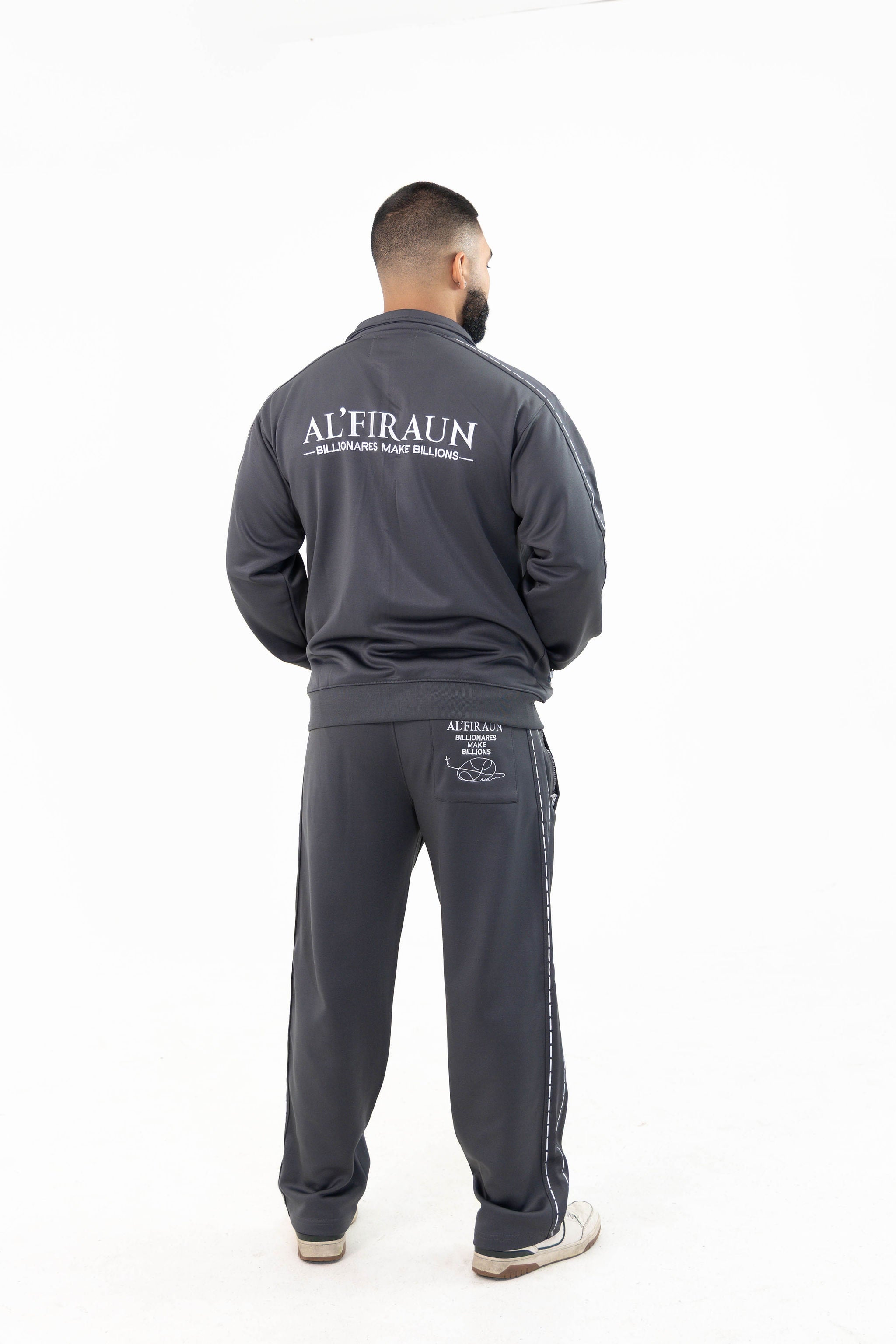 MEN GREY TOP & BOTTOM SET