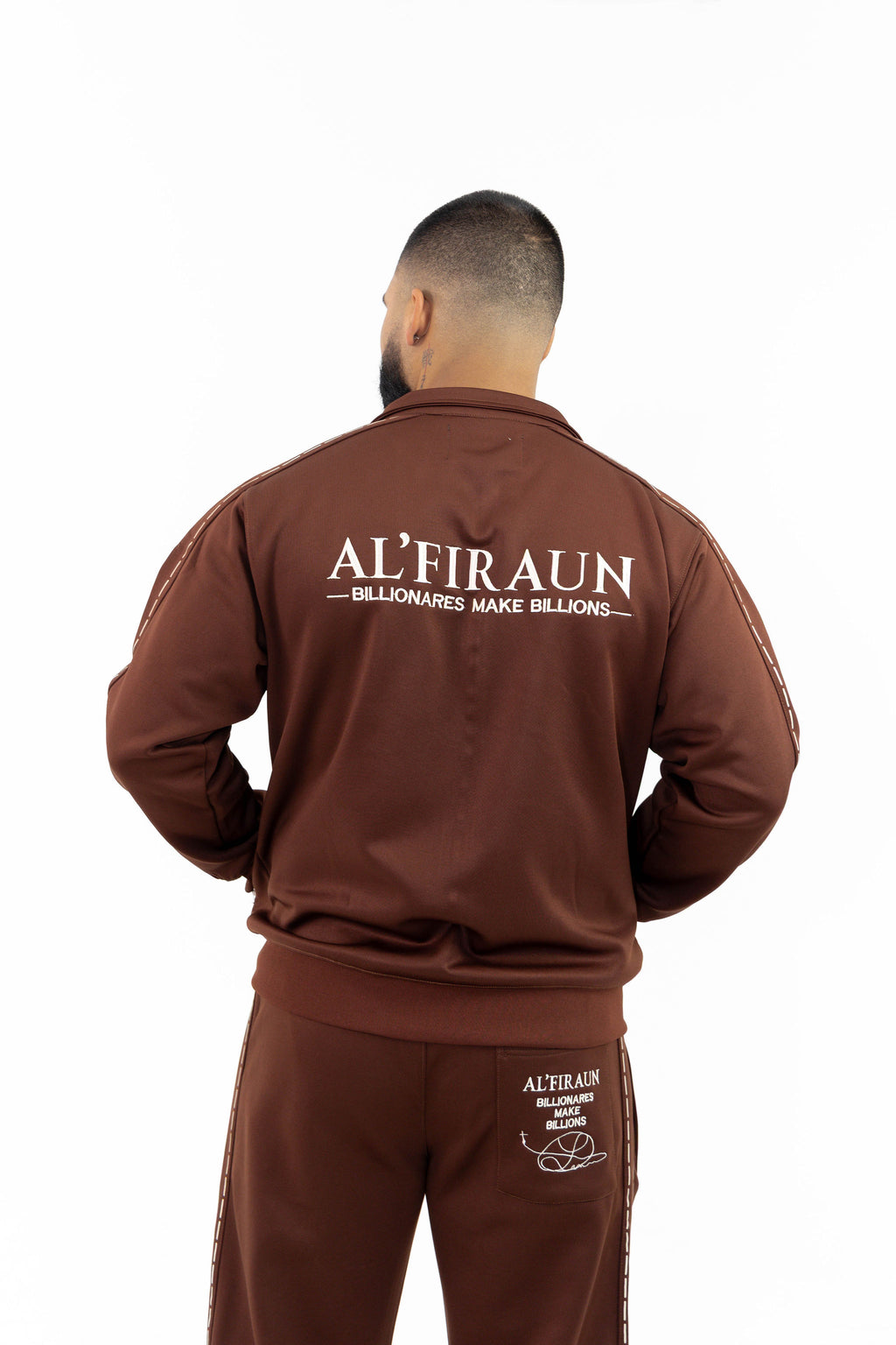 MEN BROWN TOP & BOTTOM SET