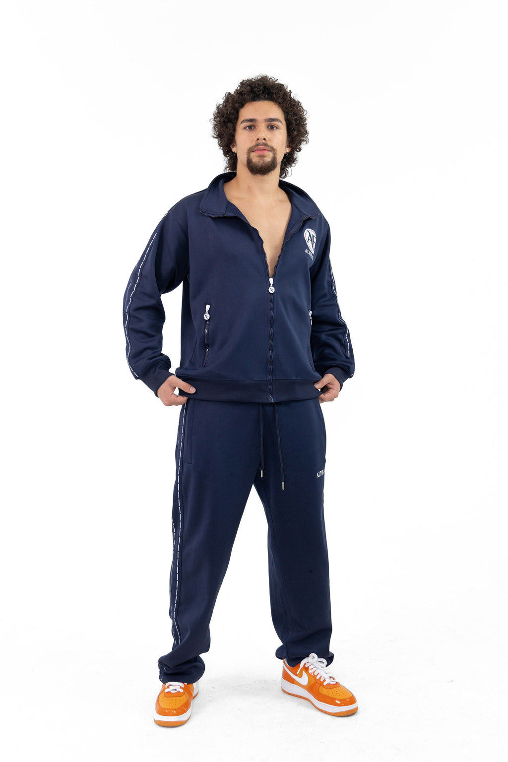MEN BLUE TOP & BOTTOM SET