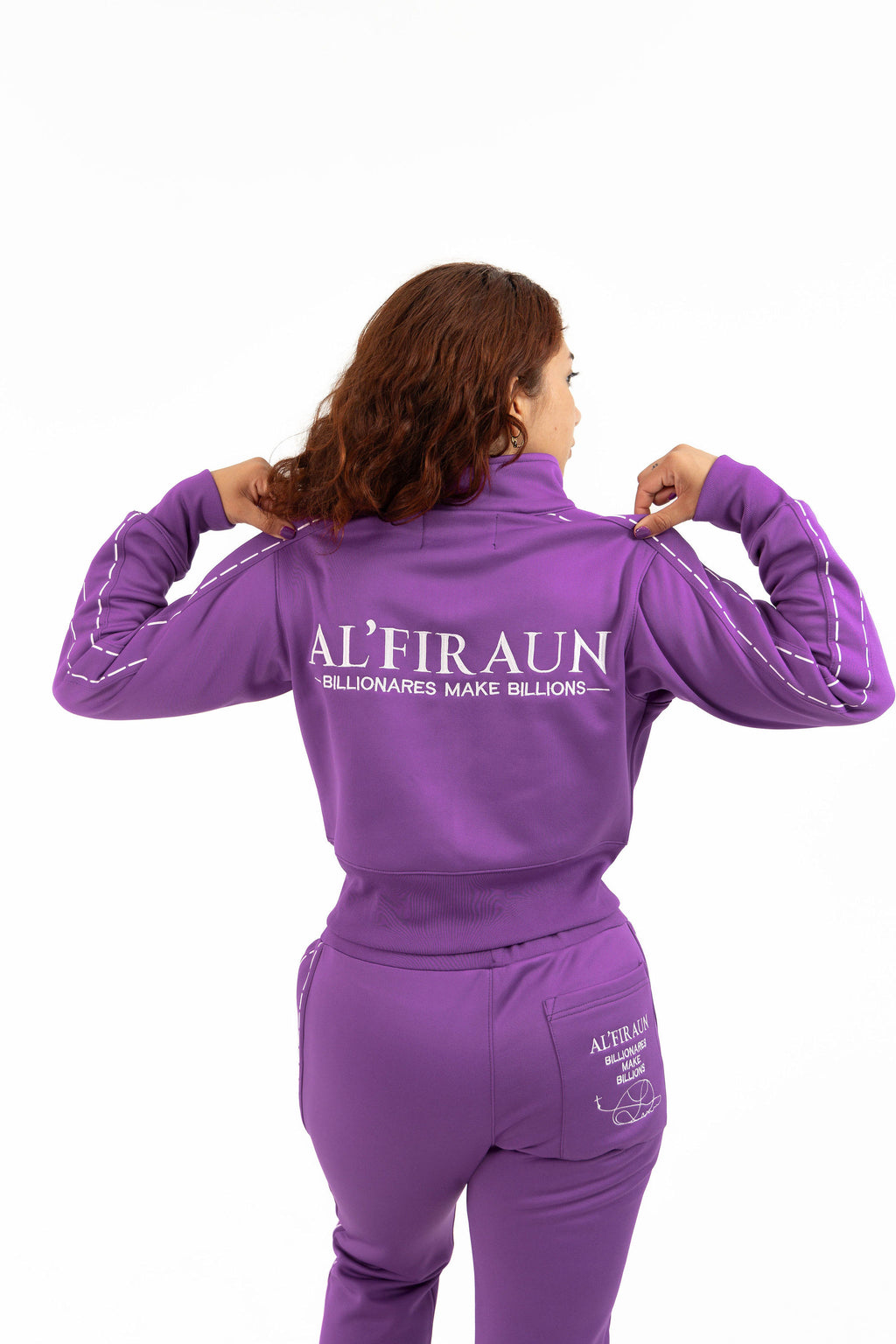 WOMEN PURPLE TOP & BOTTOM SET