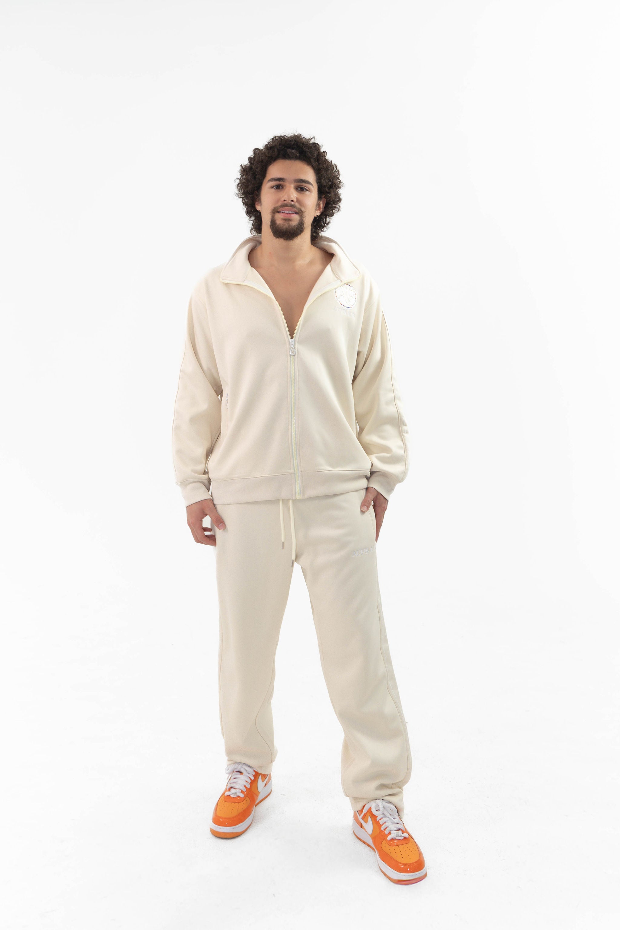 MEN CREME TOP & BOTTOM SET