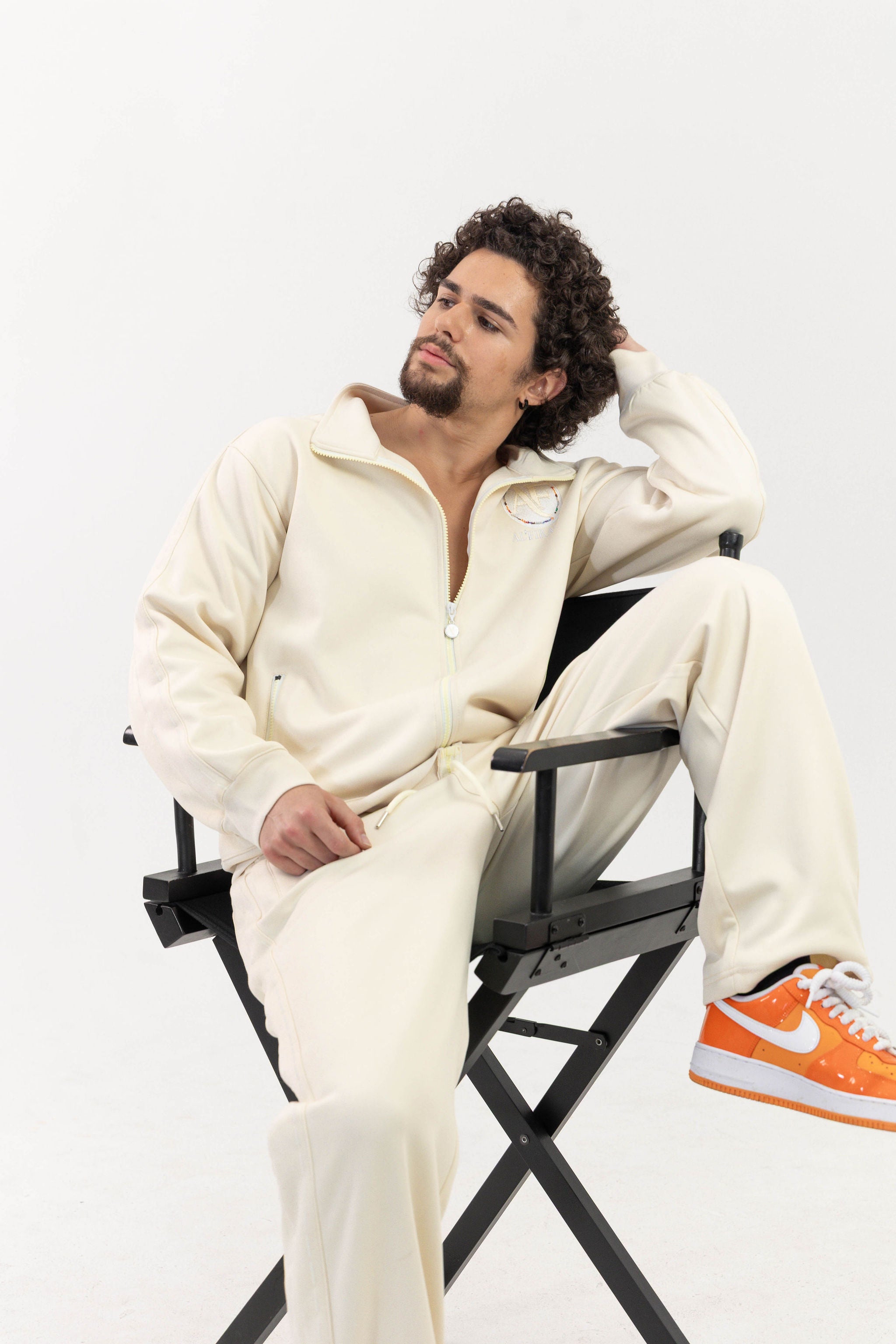 MEN CREME TOP & BOTTOM SET