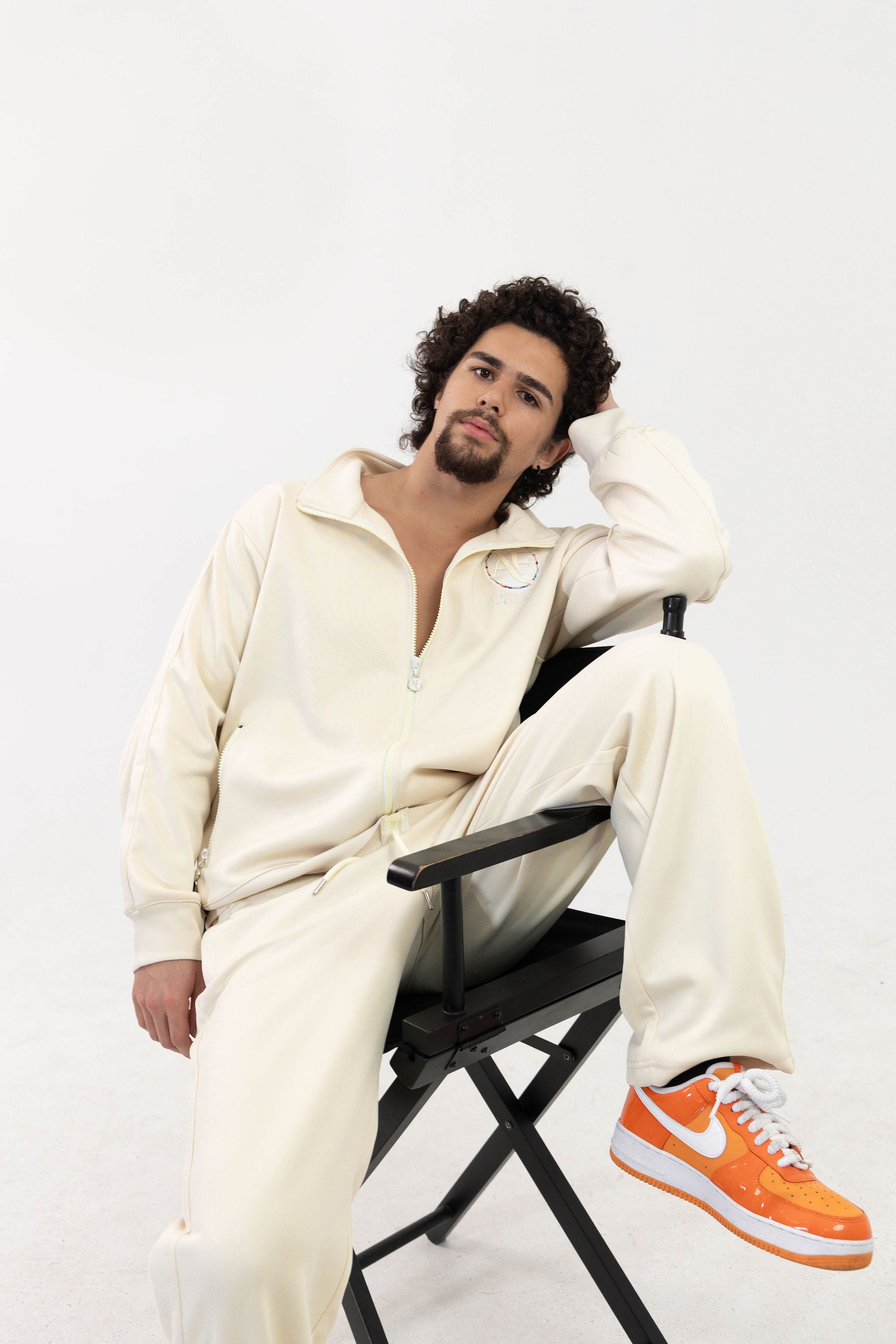MEN CREME TOP & BOTTOM SET
