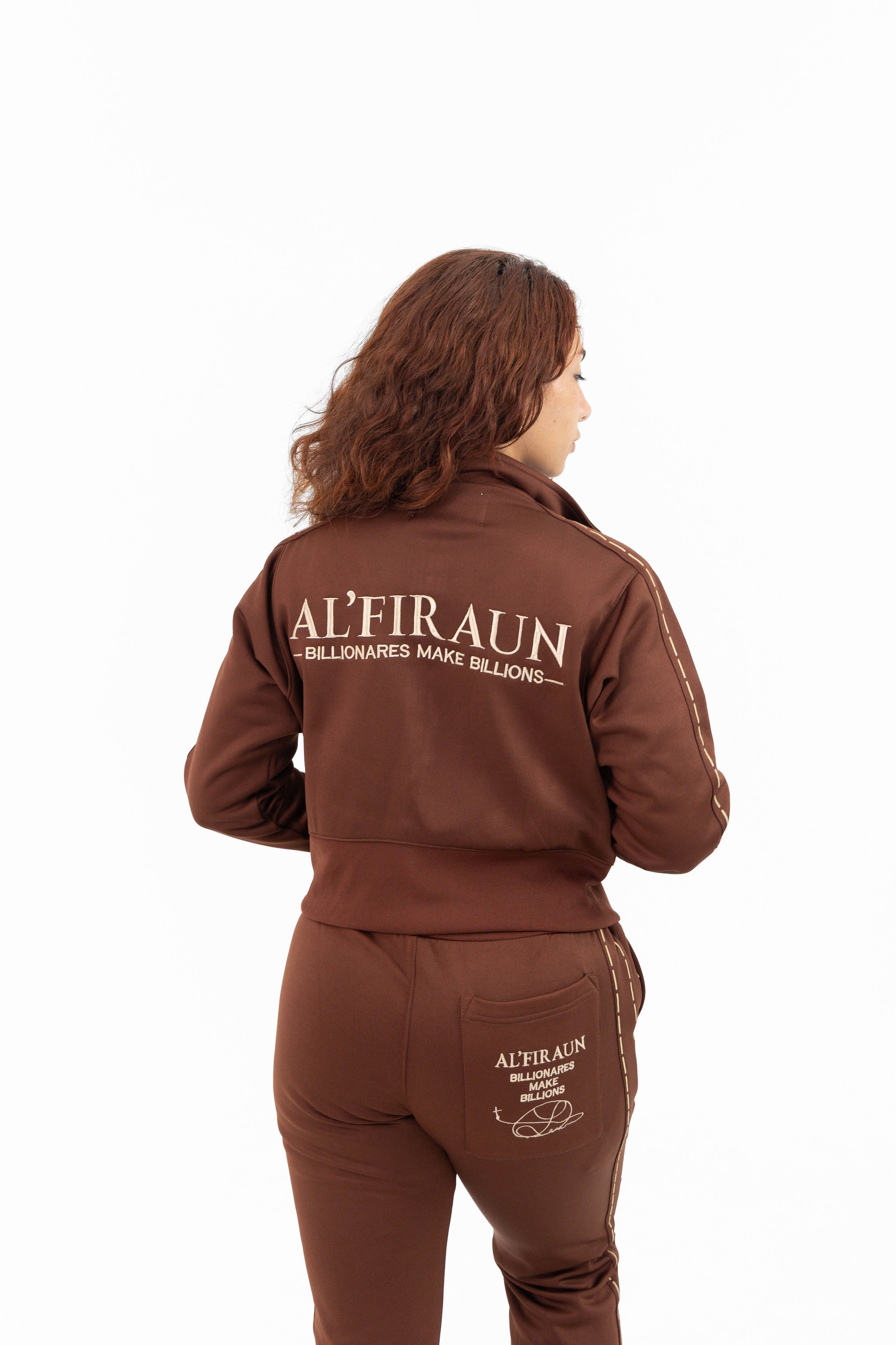 WOMEN BROWN TOP & BOTTOM SET