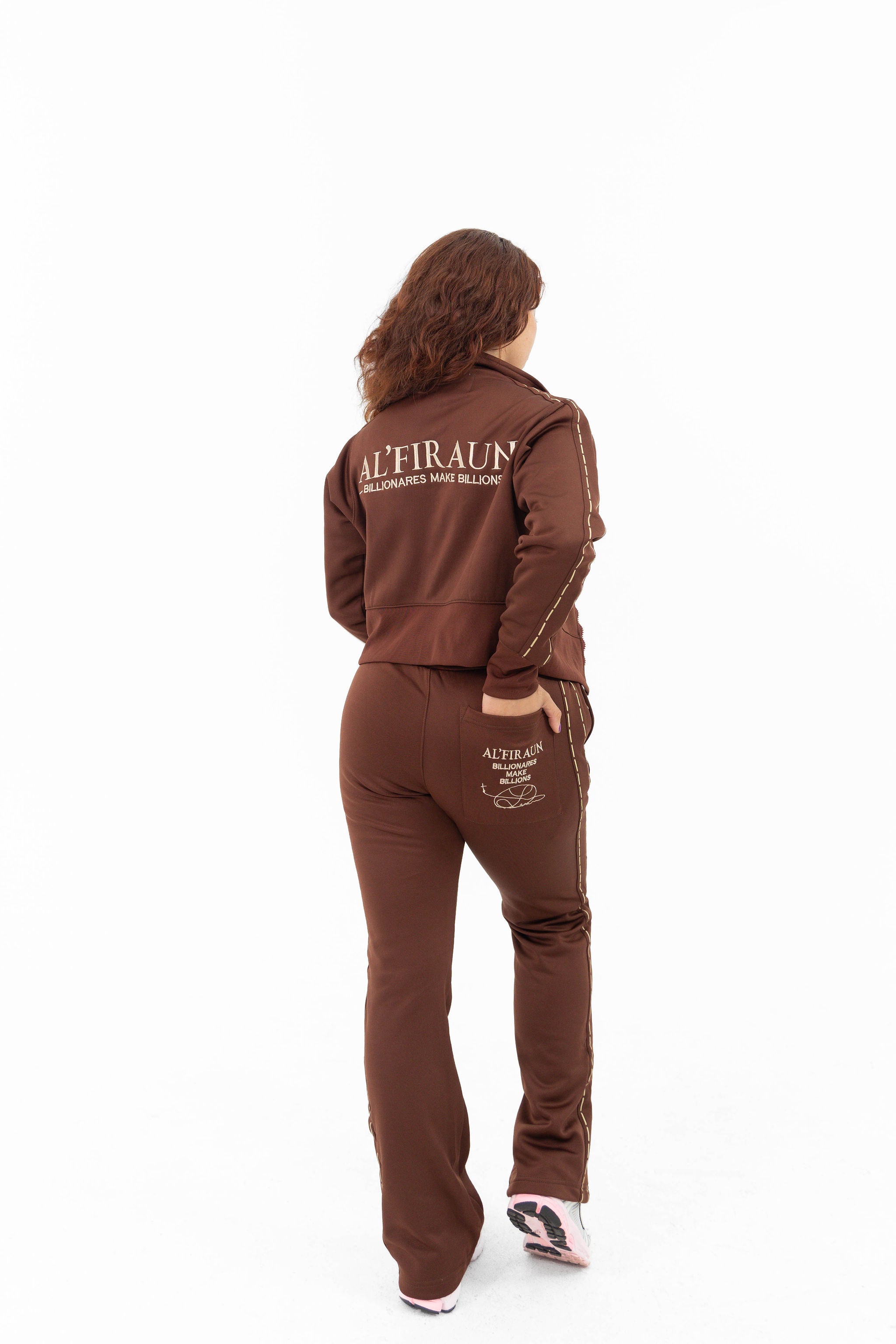 WOMEN BROWN TOP & BOTTOM SET