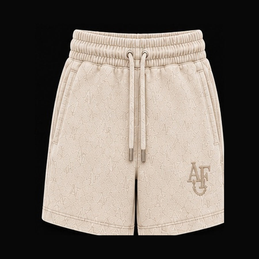 AL’FIRAUN Luxury Mini Shorts — Vintage Sand