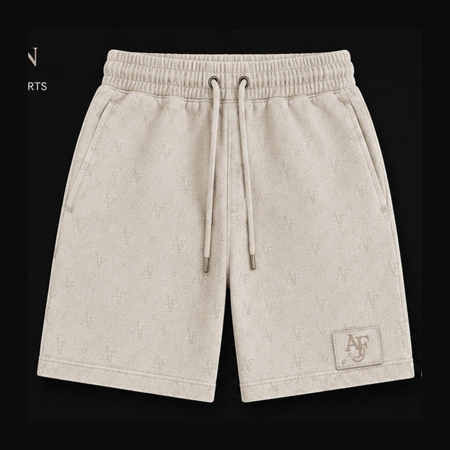 AL’FIRAUN Premium Sweat Shorts — Vintage Sand
